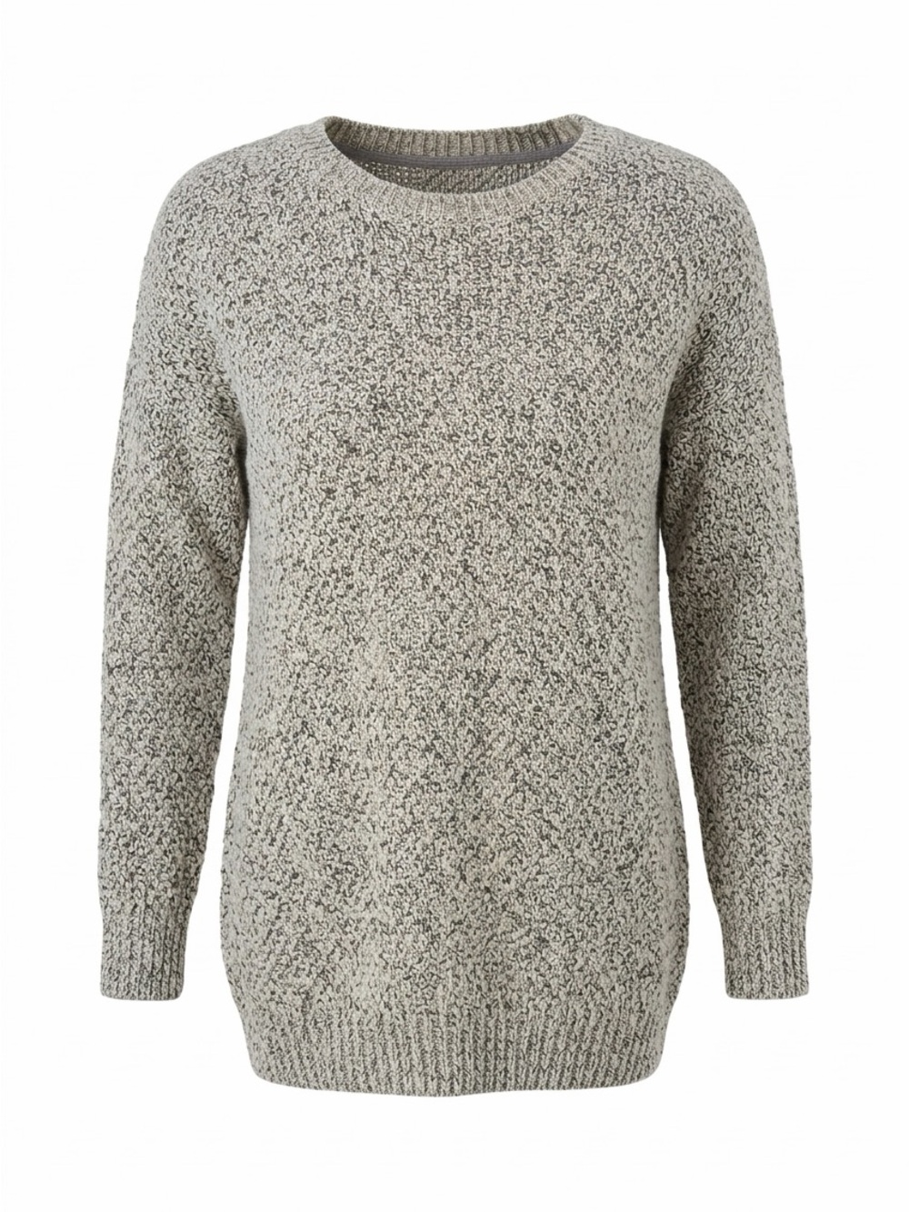 Dynamite Marled Gray Crewneck Sweater